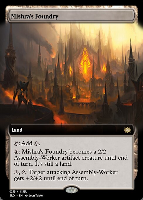 Magic the Gathering Card - Mishra's Foundry - MTG Circle