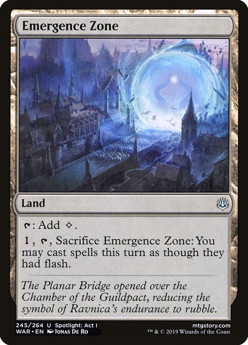 Magic the Gathering Card - Emergence Zone - MTG Circle