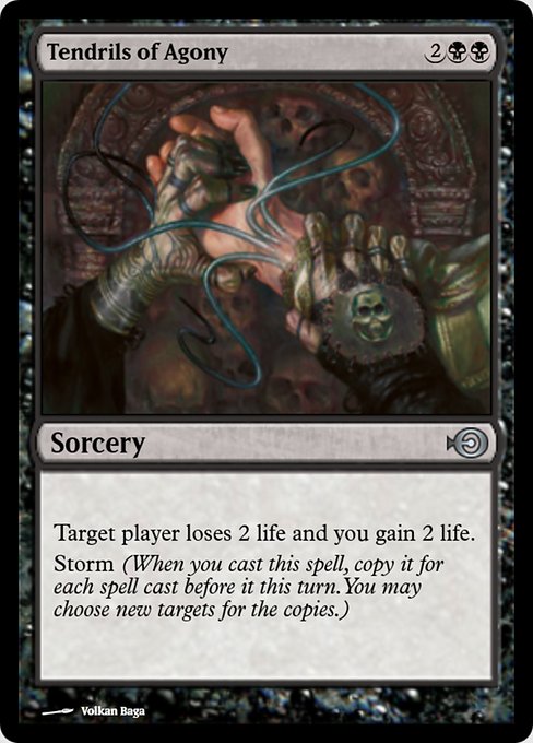 Magic the Gathering Card - Tendrils of Agony - MTG Circle