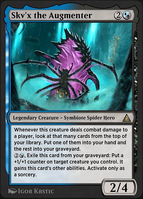 Magic the Gathering Card - Symbiote Spider-Man - MTG Circle