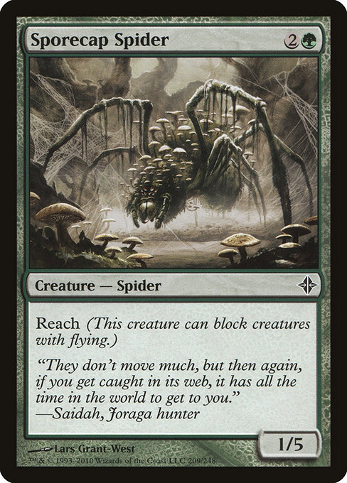 Magic the Gathering Card - Sporecap Spider - MTG Circle