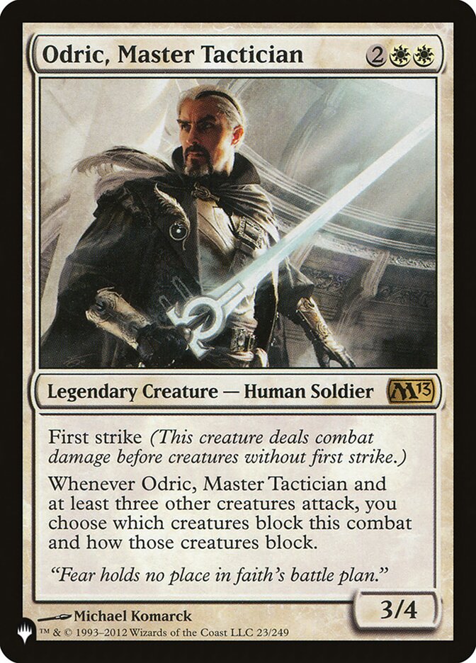 Magic the Gathering Card - Odric, Master Tactician - MTG Circle