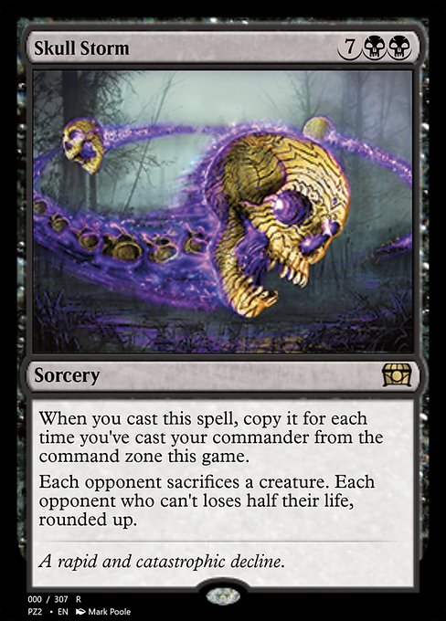 Magic the Gathering Card - Skull Storm - MTG Circle