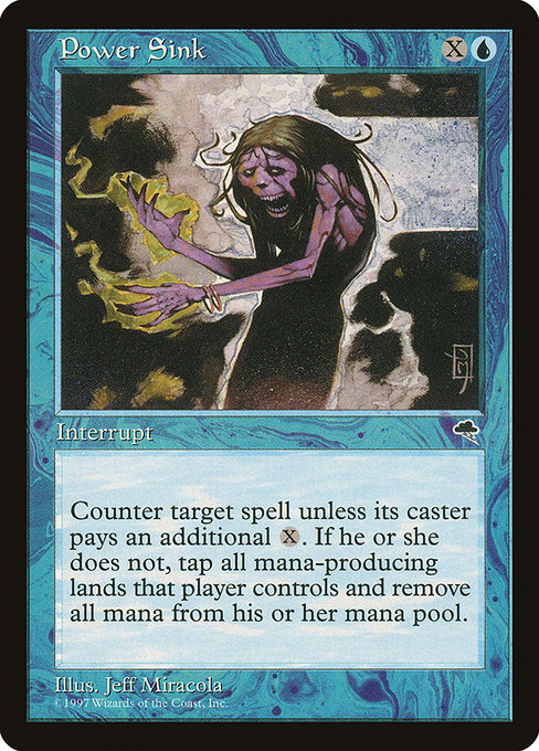 Magic the Gathering Card - Power Sink - MTG Circle