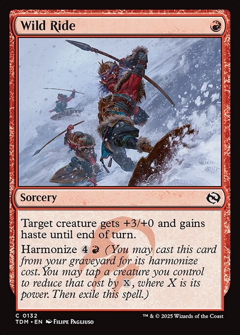 Magic the Gathering Card - Wild Ride - MTG Circle