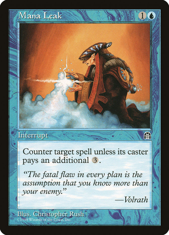 Magic the Gathering Card - Mana Leak - MTG Circle