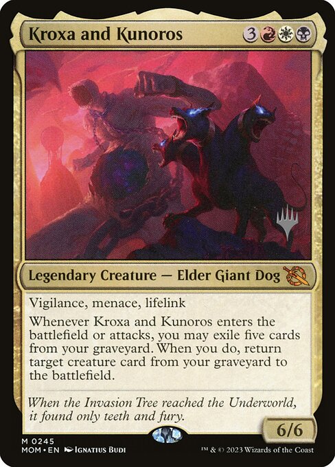 Magic the Gathering Card - Kroxa and Kunoros - MTG Circle