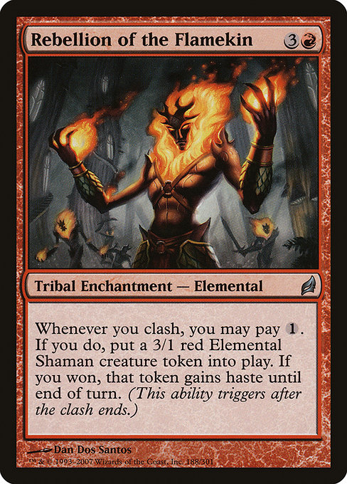 Magic the Gathering Card - Rebellion of the Flamekin - MTG Circle