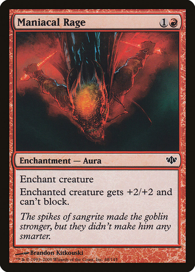Magic the Gathering Card - Maniacal Rage - MTG Circle