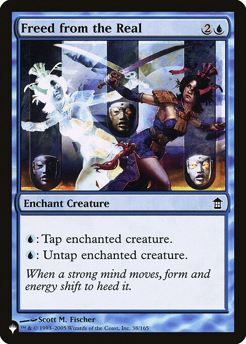 Magic the Gathering Card - Freed from the Real - MTG Circle