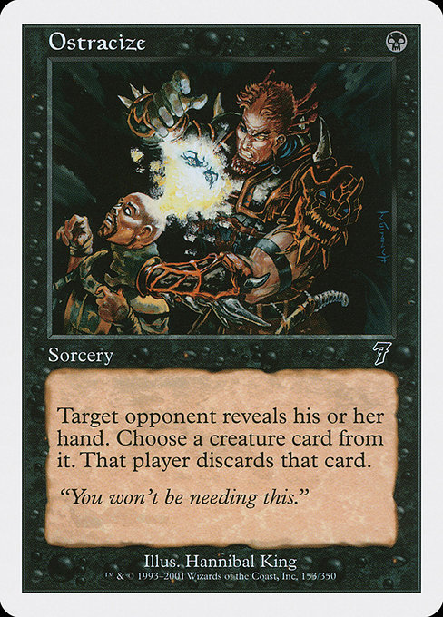Magic the Gathering Card - Ostracize - MTG Circle