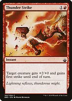 Magic the Gathering Card - Thunder Strike - MTG Circle