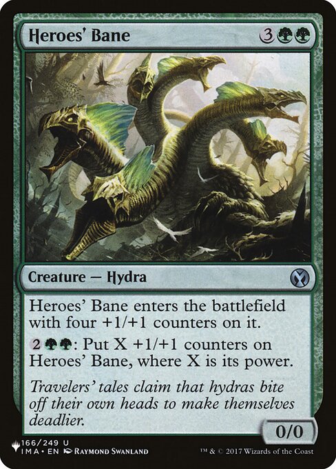Magic the Gathering Card - Heroes' Bane - MTG Circle