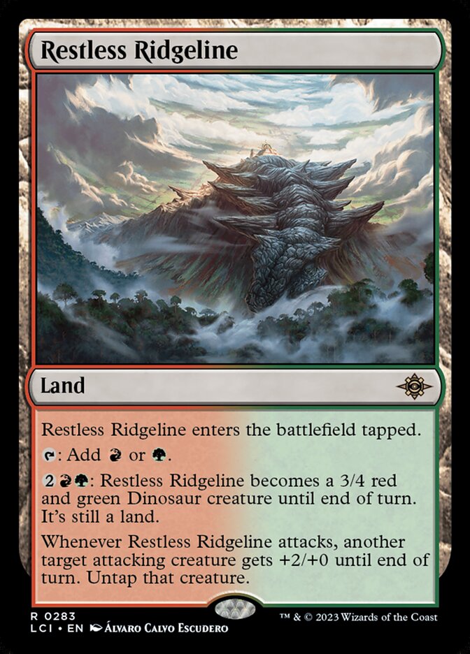 Magic the Gathering Card - Restless Ridgeline - MTG Circle