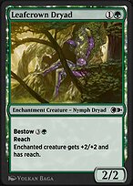 Magic the Gathering Card - Leafcrown Dryad - MTG Circle