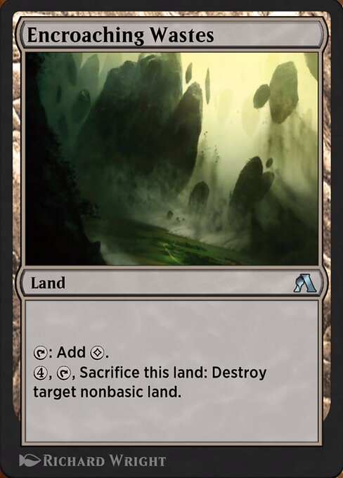 Magic the Gathering Card - Encroaching Wastes - MTG Circle