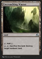 Magic the Gathering Card - Encroaching Wastes - MTG Circle