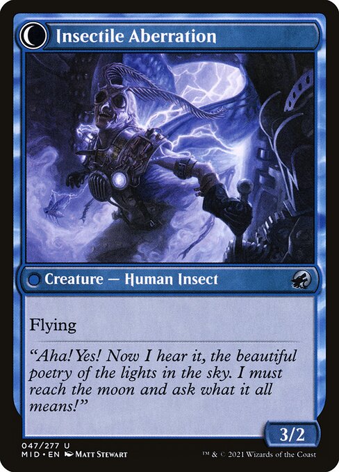Magic the Gathering Card - Insectile Aberration - MTG Circle