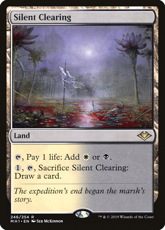 Magic the Gathering Card - Silent Clearing - MTG Circle