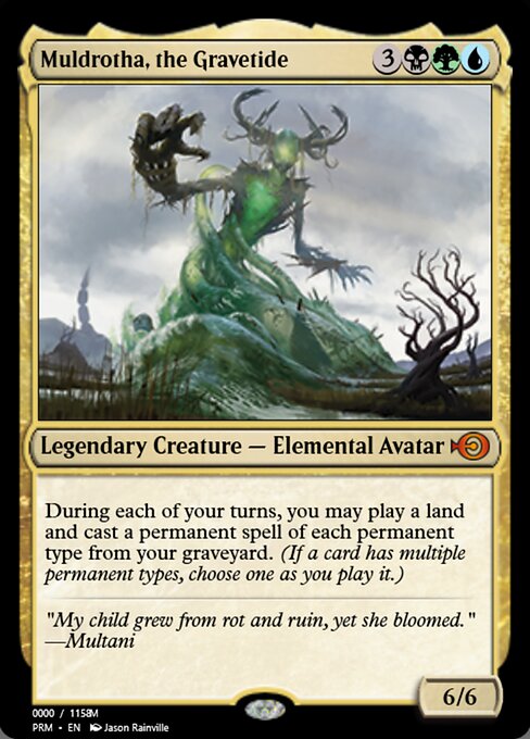 Magic the Gathering Card - Muldrotha, the Gravetide - MTG Circle