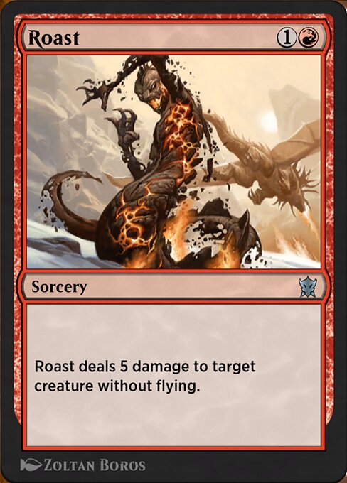 Magic the Gathering Card - Roast - MTG Circle