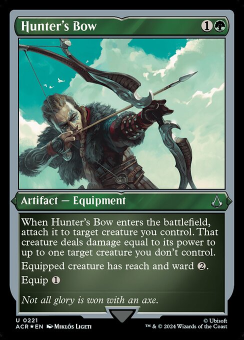 Magic the Gathering Card - Hunter's Bow - MTG Circle