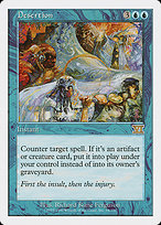 Magic the Gathering Card - Desertion - MTG Circle
