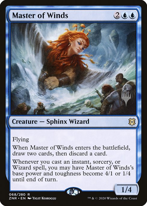 Magic the Gathering Card - Master of Winds - MTG Circle