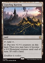 Magic the Gathering Card - Crawling Barrens - MTG Circle