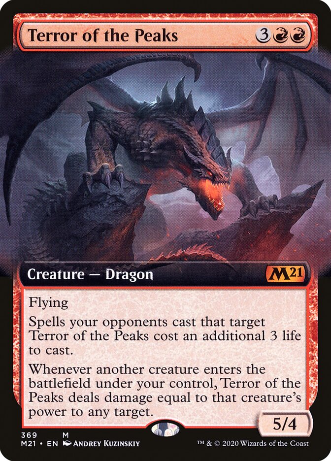 Magic the Gathering Card - Terror of the Peaks - MTG Circle
