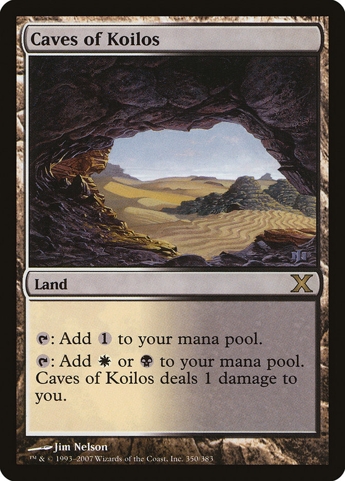 Magic the Gathering Card - Caves of Koilos - MTG Circle