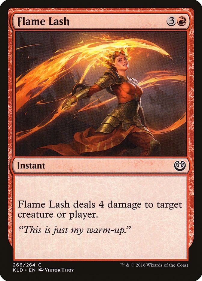 Magic the Gathering Card - Flame Lash - MTG Circle