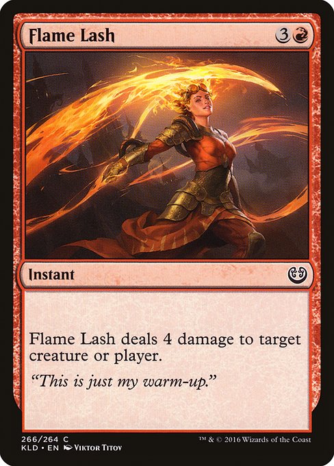 Magic the Gathering Card - Flame Lash - MTG Circle