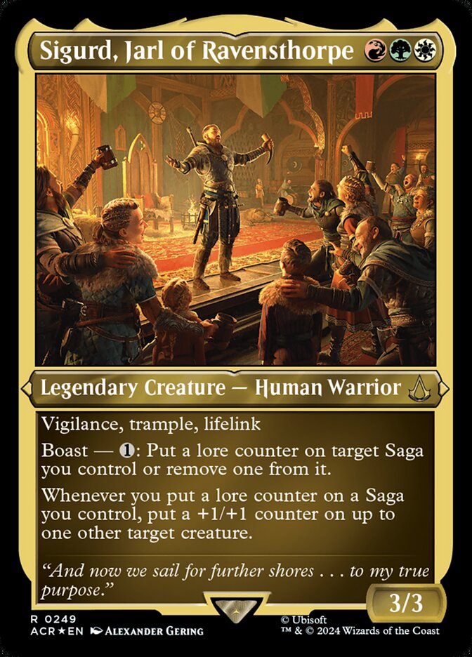Magic the Gathering Card - Sigurd, Jarl of Ravensthorpe - MTG Circle