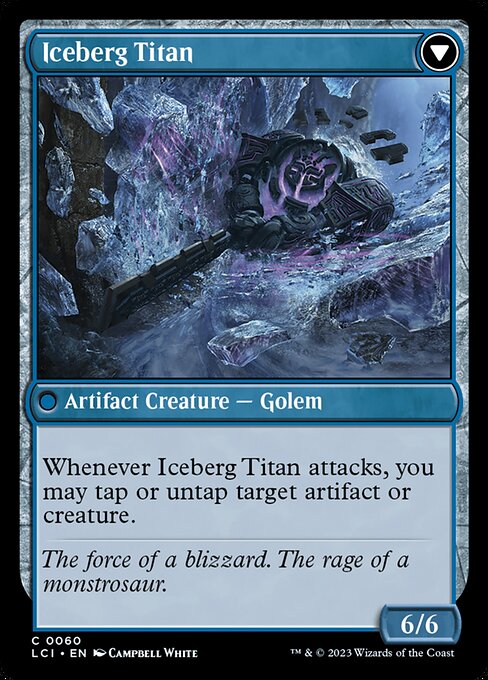 Magic the Gathering Card - Iceberg Titan - MTG Circle