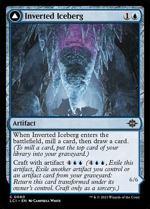 Magic the Gathering Card - Inverted Iceberg - MTG Circle