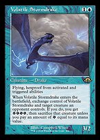 Magic the Gathering Card - Volatile Stormdrake - MTG Circle