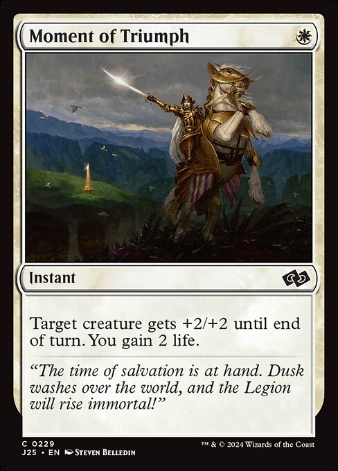 Magic the Gathering Card - Moment of Triumph - MTG Circle