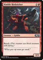 Magic the Gathering Card - Nimble Birdsticker - MTG Circle