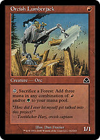 Magic the Gathering Card - Orcish Lumberjack - MTG Circle