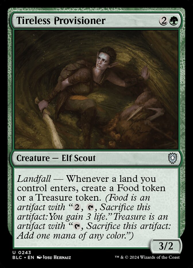Magic the Gathering Card - Tireless Provisioner - MTG Circle