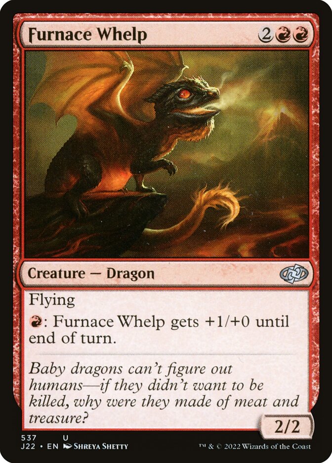 Magic the Gathering Card - Furnace Whelp - MTG Circle