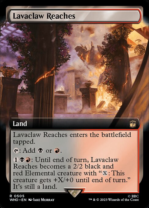 Magic the Gathering Card - Lavaclaw Reaches - MTG Circle