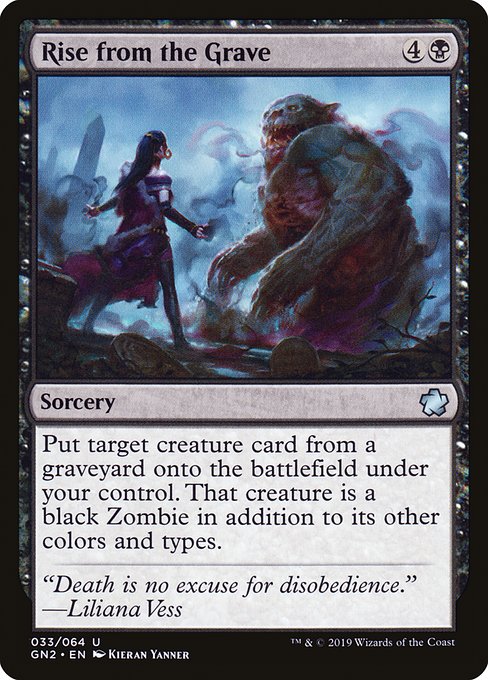 Magic the Gathering Card - Rise from the Grave - MTG Circle