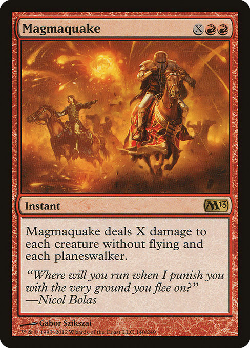 Magic the Gathering Card - Magmaquake - MTG Circle