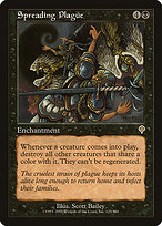 Magic the Gathering Card - Spreading Plague - MTG Circle