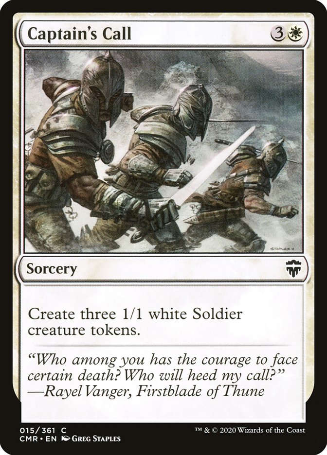 Magic the Gathering Card - Captain's Call - MTG Circle