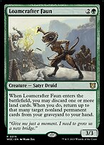 Magic the Gathering Card - Loamcrafter Faun - MTG Circle