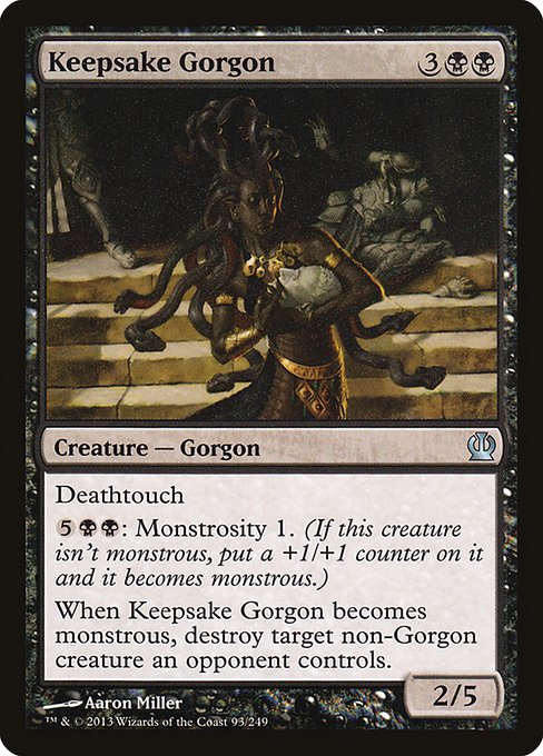 Magic the Gathering Card - Keepsake Gorgon - MTG Circle