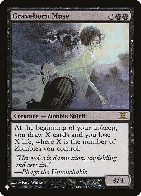 Magic the Gathering Card - Graveborn Muse - MTG Circle